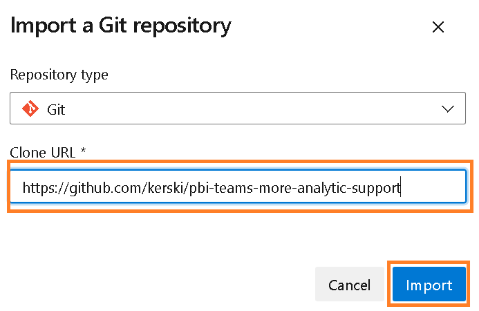 Import Repository
